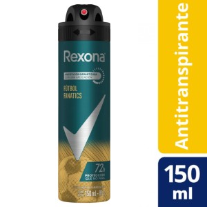 REXONA MEN DESODORANTE FUTBOL FANATICS x 150ml